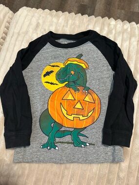 Boys Carter's Dinosaur Halloween Long Sleeve Shirt